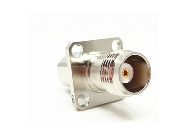 TNC Straight Female 4-hole Flange RF Coaxial Connector for SFF-50-1.5-1/SYV-50-2-1 Cable
