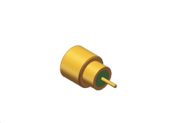 Kovar Alloy Gold Plated Mini SMP SMPM RF Connector Full Detent Male 40GHz 50 Ohm with Glass Sintering for PCB Soldering