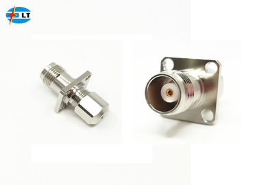TNC Straight Female 4-hole Flange RF Coaxial Connector for SFF-50-1.5-1/SYV-50-2-1 Cable