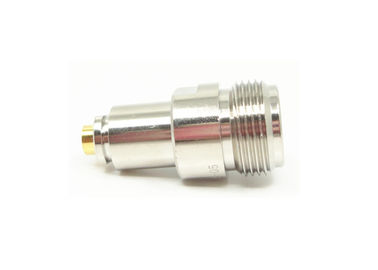 Bulkhead Nickel Plated N Type RF Connector Threaded Coupling Coaxial Connector