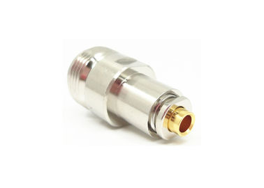 Bulkhead Nickel Plated N Type RF Connector Threaded Coupling Coaxial Connector