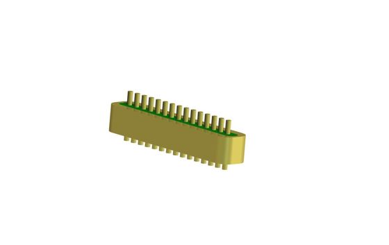 Gold Plated 15 Pin Connector Custom Packages Hermetic Feedthrough Connectors JMC-1247-JHH