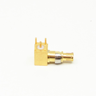 Panel/PCB Mount MCX Male Connector Pluggable RF Solder Connector