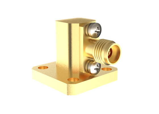 26.4GHz~40GHz WR28 BJ320 Do K2.92mm Kobieta Przewodnik fal do adaptera koaksjalnego