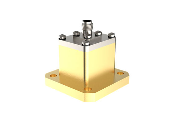 11.9GHz~18GHz WR62 do SMA Kobieta End Launch Waveguide To Coax Adapter SMA/BJ140-KFE