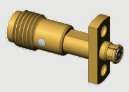 2 otwory Flance Mount SMA Kobieta / Jack do SMP Kobieta / Jack Adaptory do 18GHz