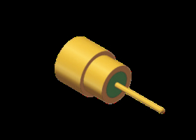 SMPS Samiecki łącznik PCB 60GHz 50Ω Złote RF Koaksjalne
