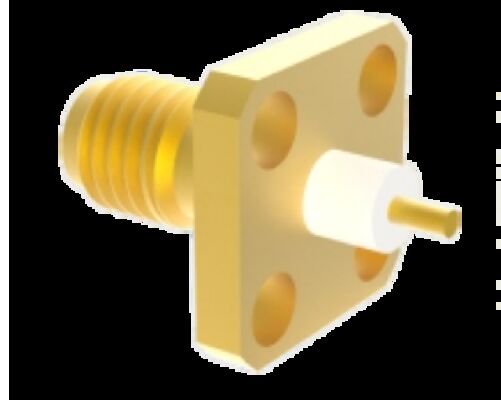 50 ohm SSMA RF Connector Mężczyzna Kobieta Zakres częstotliwości DC do 18 GHz Przymocowanie brzytki dla stabilności w systemach komunikacyjnych i radarowych