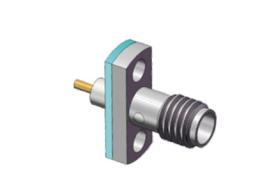 Wodaodporny kołnierz ze stali nierdzewnej SSMA RF Connector 18GHz z pierścieniem uszczelniającym dla trudnych warunków