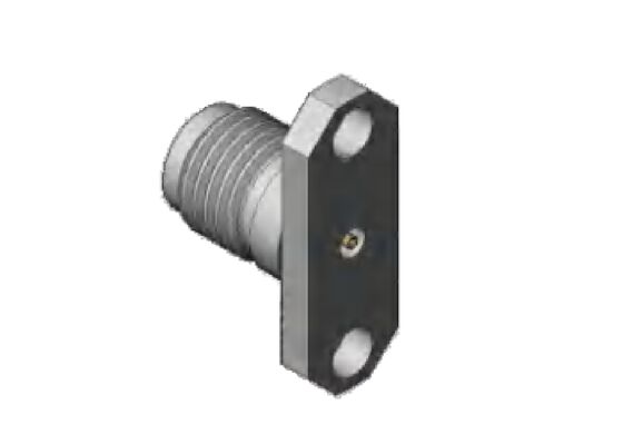 Stal nierdzewna 2,92mm RF Connector Jack Kobieta 40GHz 2 otwory Flance Mount Accept Pin Prężnica 0,3mm