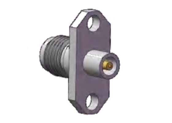 Złącze RF SS Shell 40GHz 2.92mm Gniazdo K z kołnierzem, rozstaw otworów 0,480 cala (12,2 mm)
