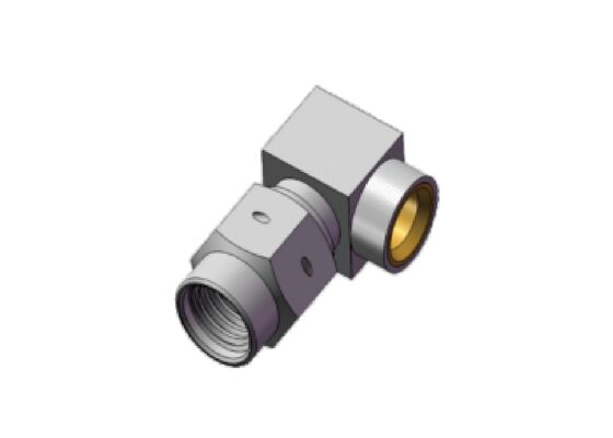 50Ω 18GHz Mini SMA męski SSMA kątowy kabel koncentryczny RF pasujący do RG403