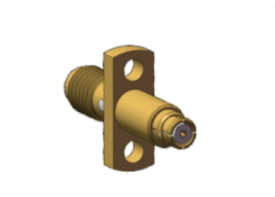 Dwie otwory na podnośniku Mini SMA Jack do SMP Jack Adaptory podnośnika do 18GHz