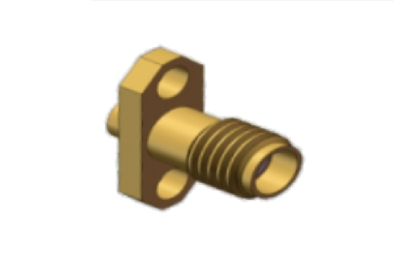 50Ω 2 otwory Flance Mount Jack Mini SMA Female RF Coaxial.086 Kabel z podłączeniem 18GHz