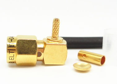 50Ohm SMA męski kątowy kabel koncentryczny RF SMA