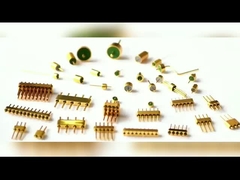 Hermetyczne łączniki szklane do pieczęci metalowych