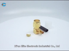 50 Ohm SMA Mężczyzna Różnorodny kąt RF łącznik koaksjalny SMA Kabel